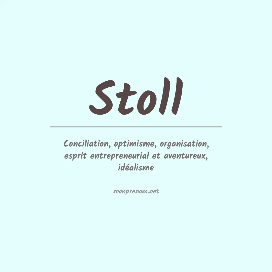 Prénom Stoll