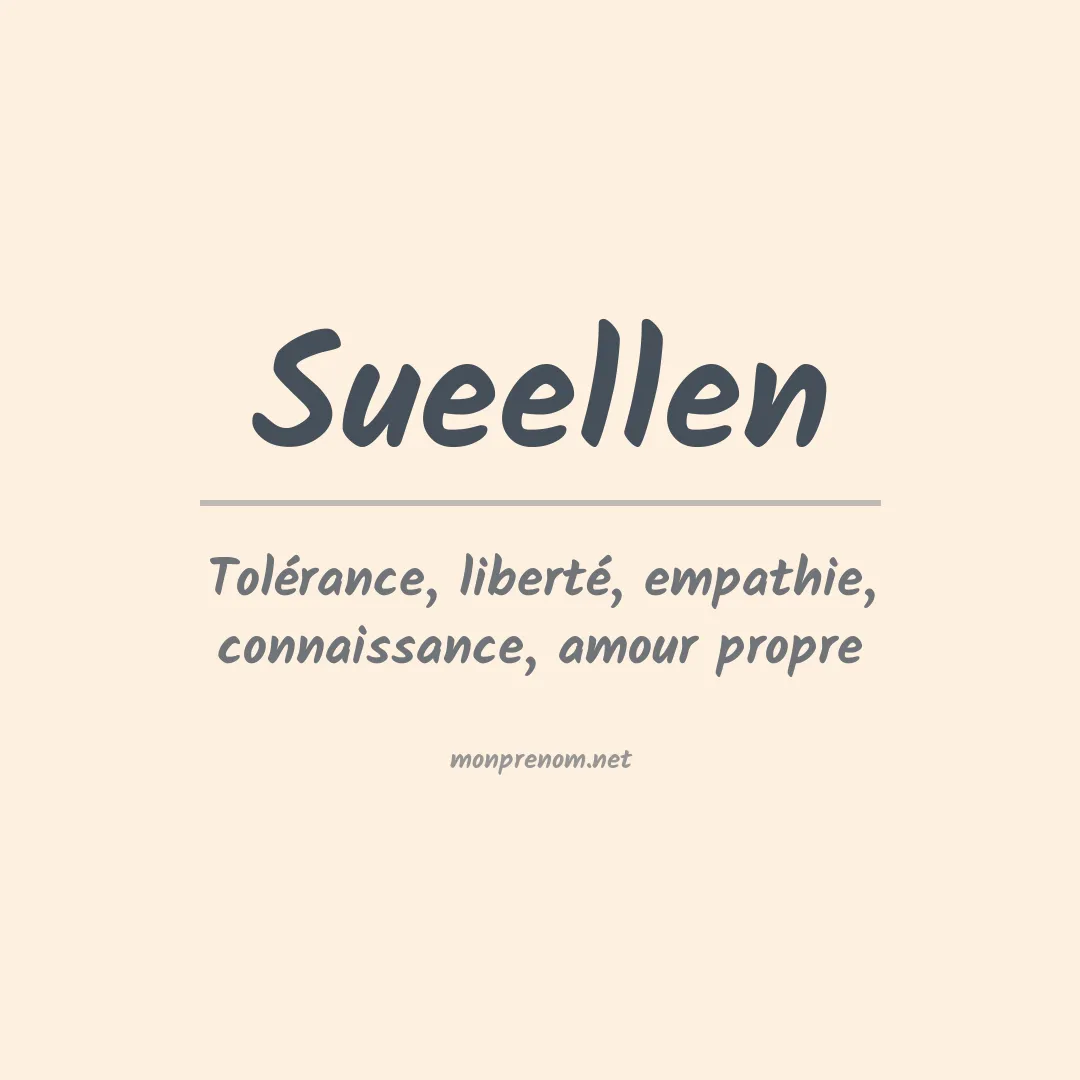 Prénom Sueellen