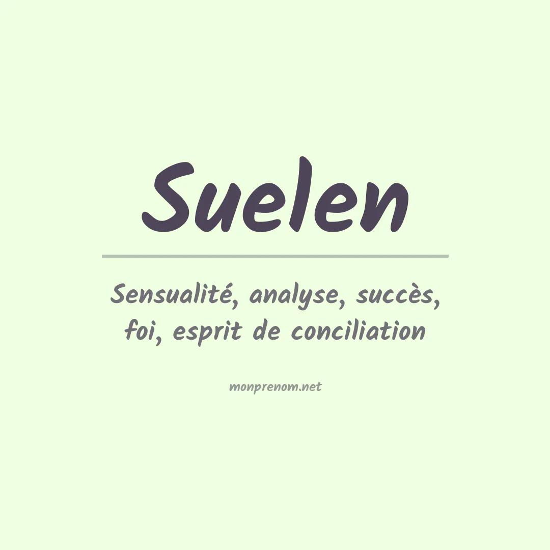 Prénom Suelen