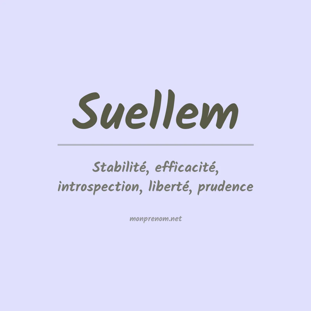 Prénom Suellem