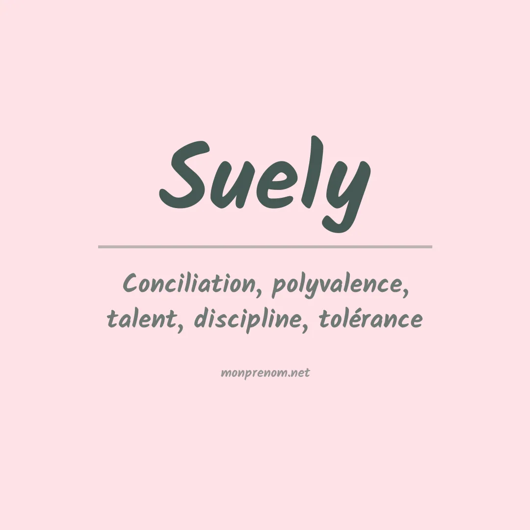 Prénom Suely