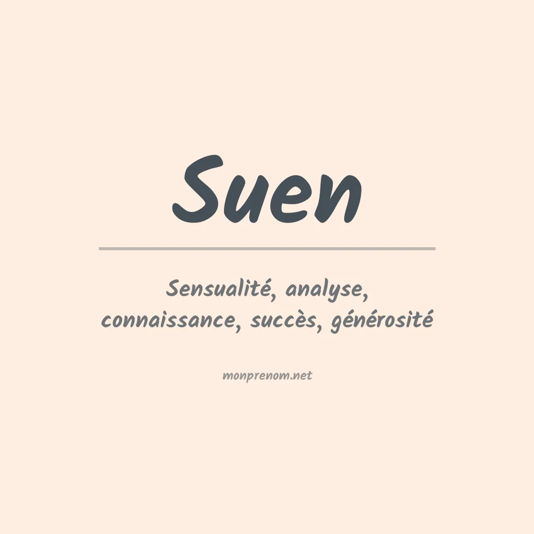 Prénom Suen