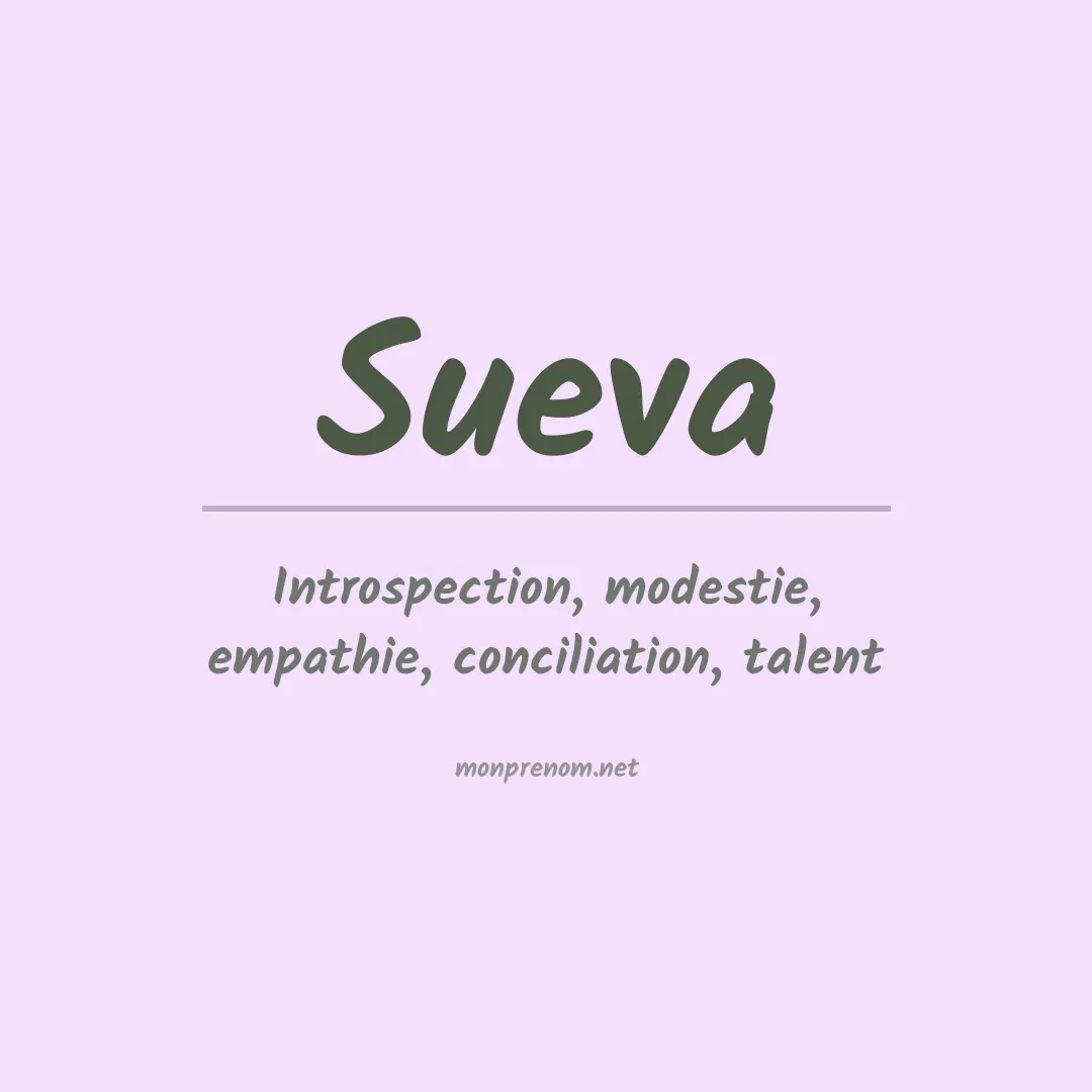 Signification du prénom Sueva