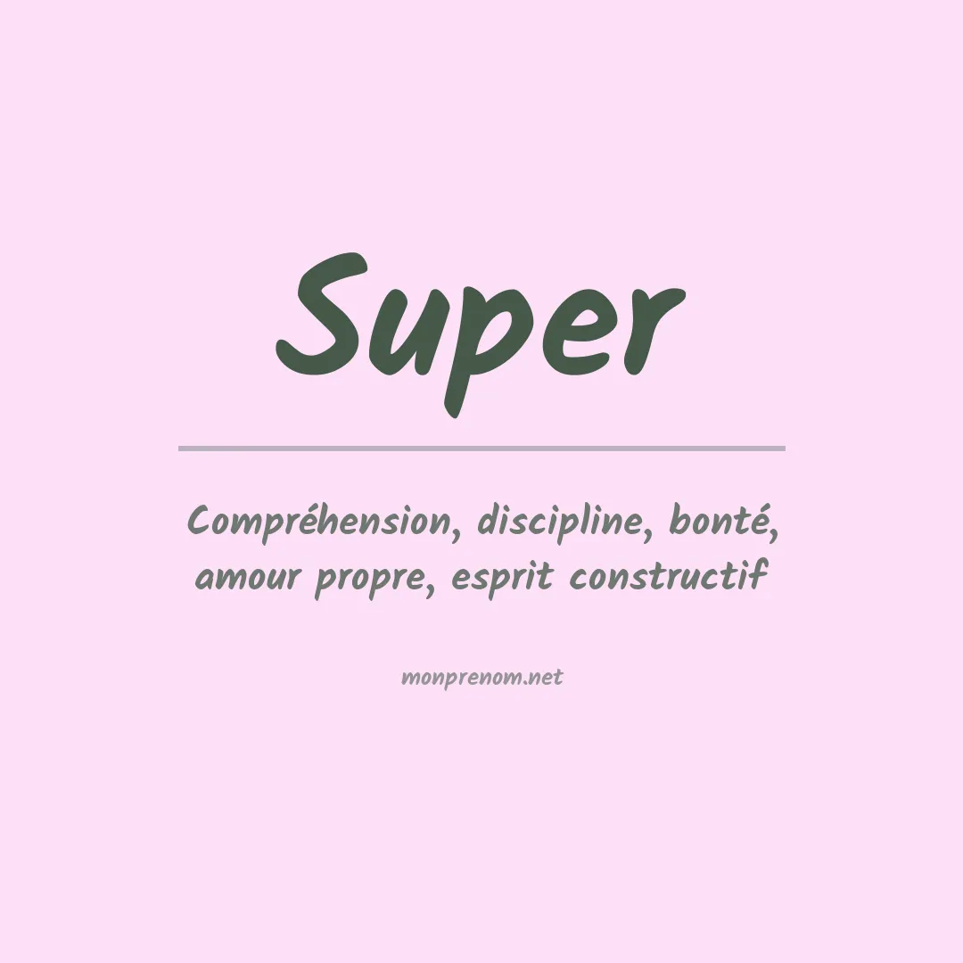 Prénom Super