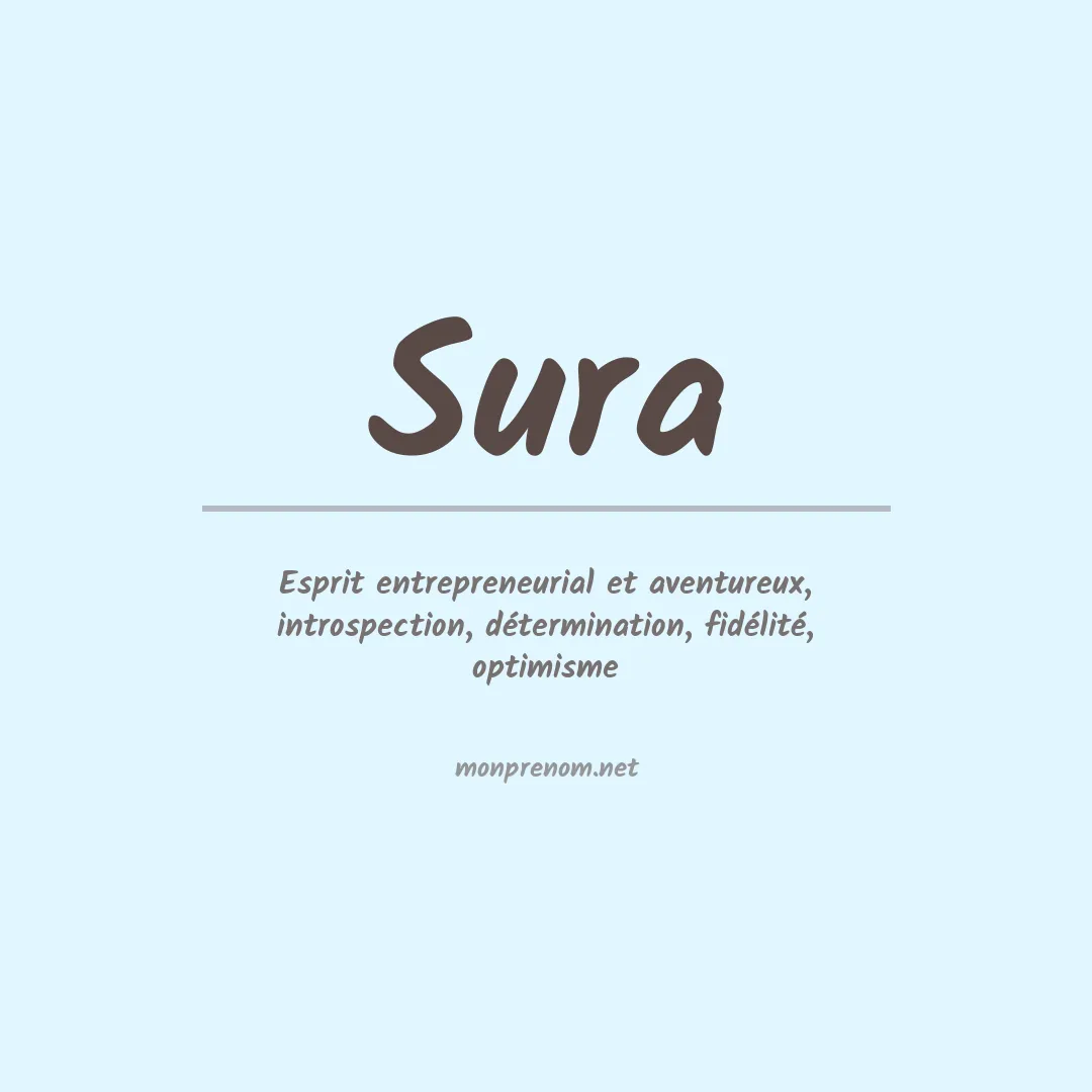 Prénom Sura