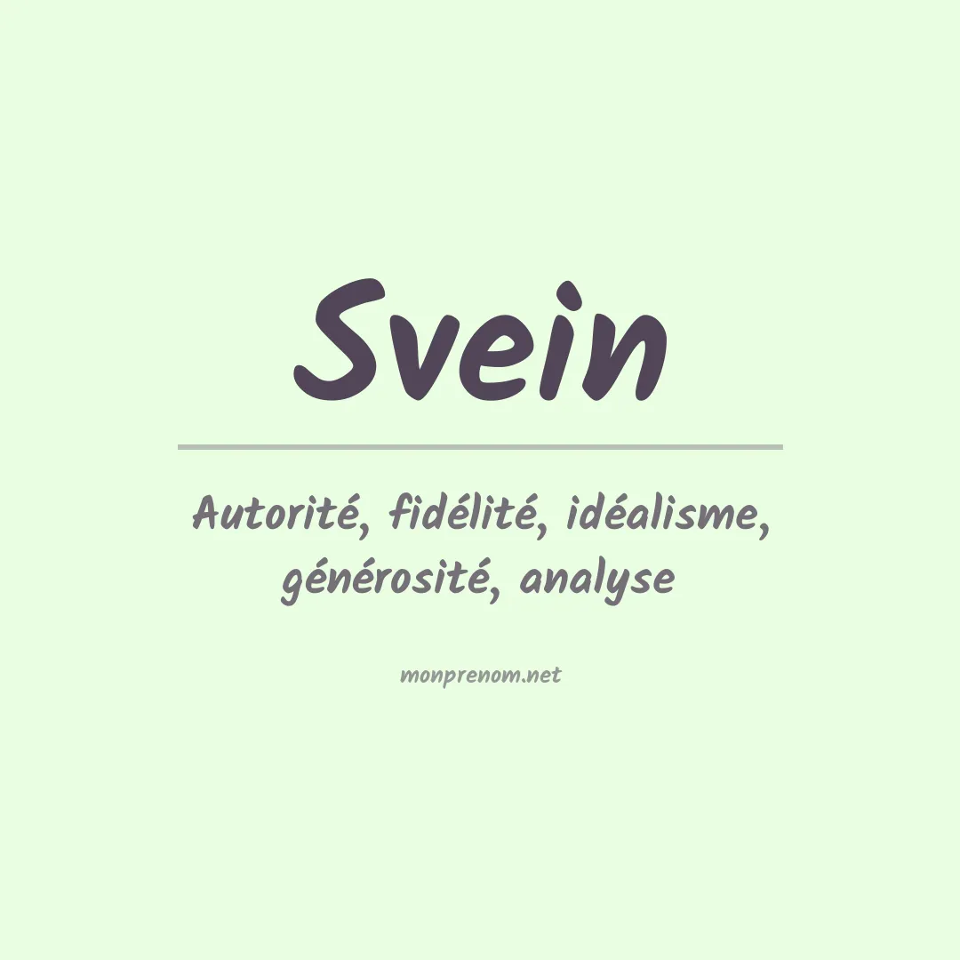 Prénom Svein