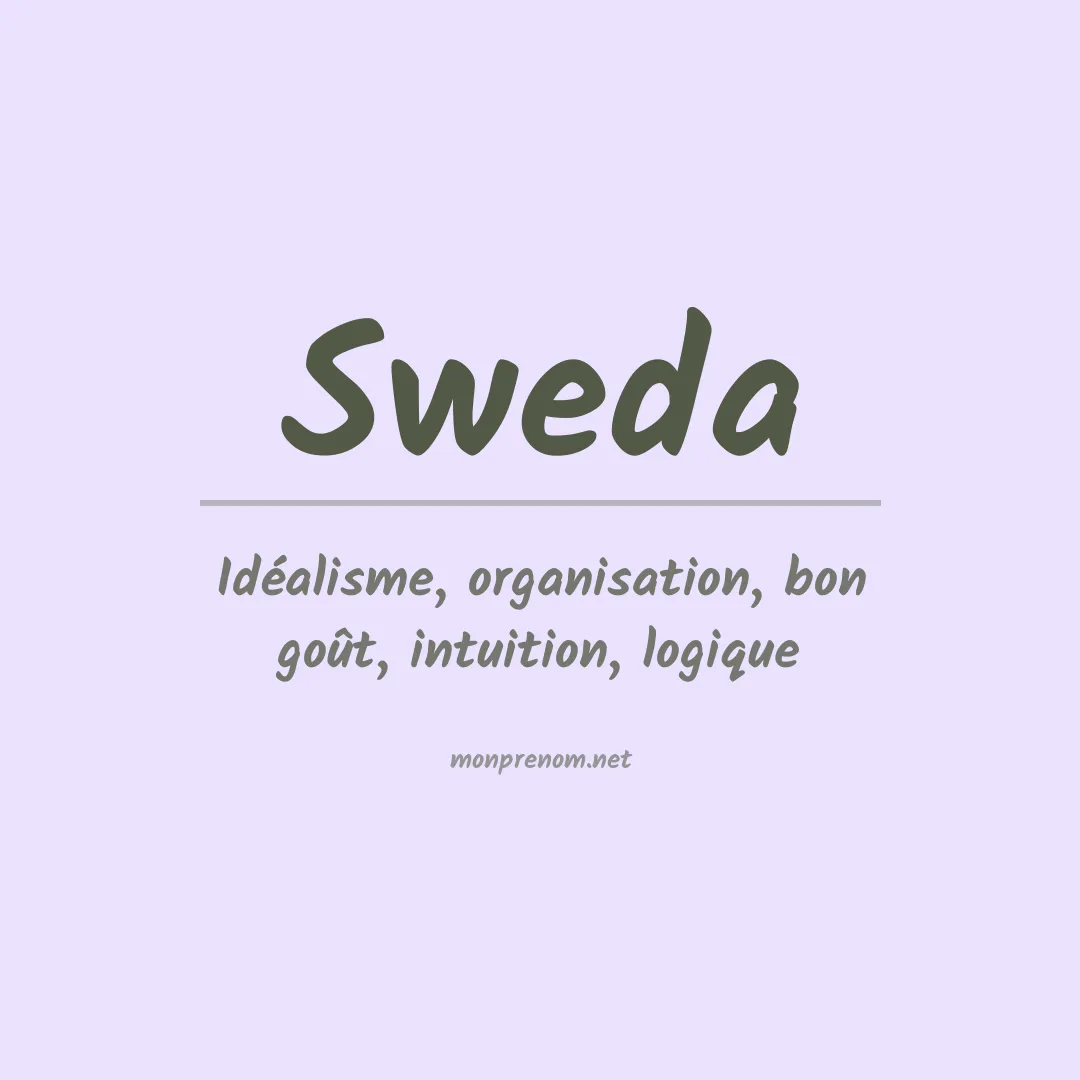 Signification du prénom Sweda