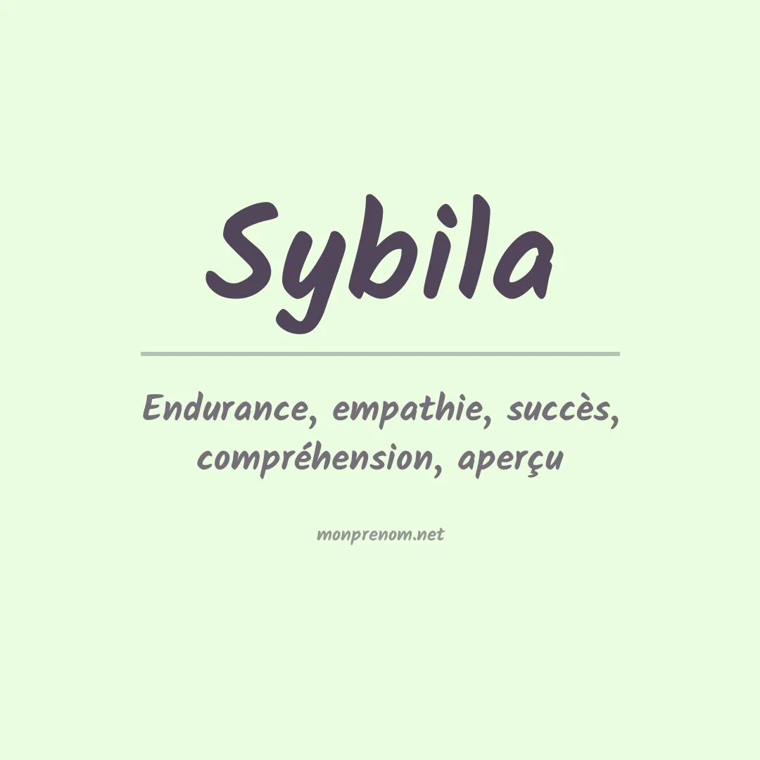 Prénom Sybila