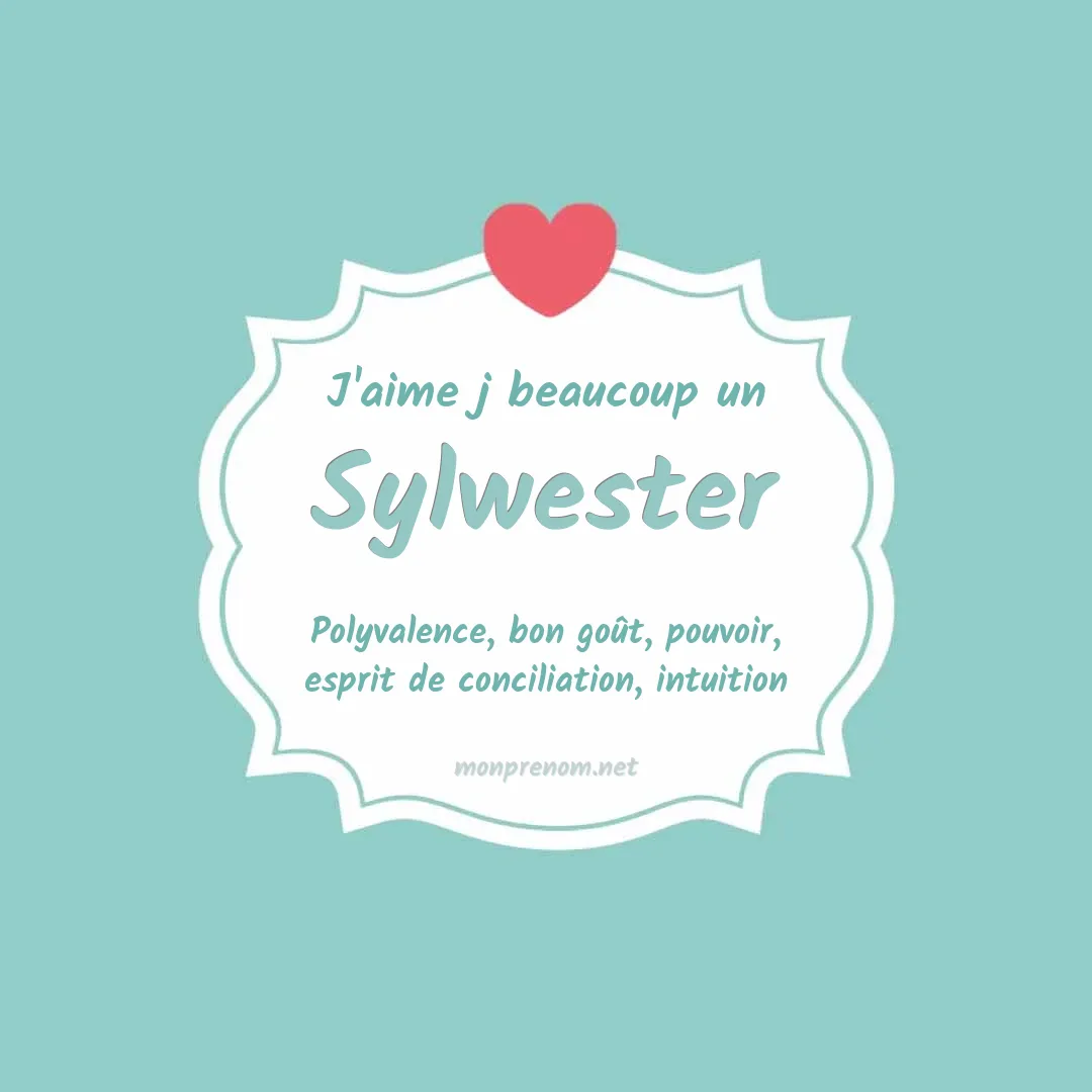 J'aime beaucoup Sylwester