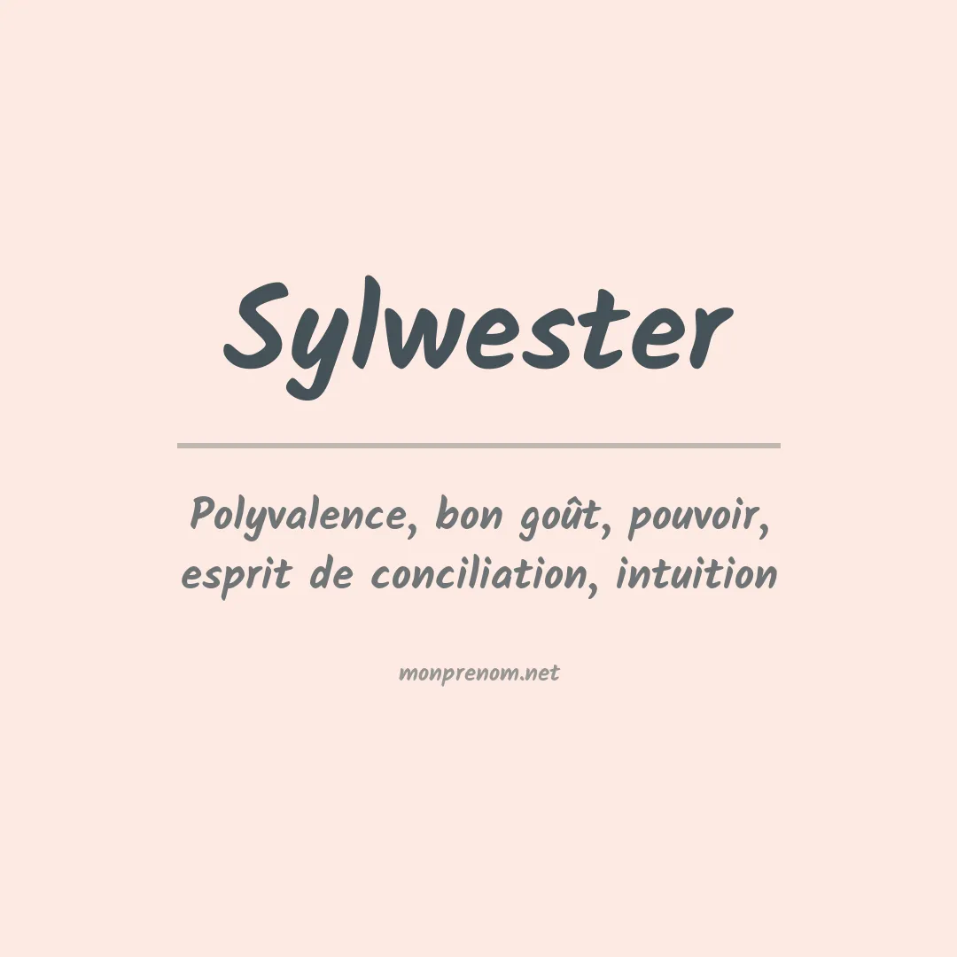 Prénom Sylwester