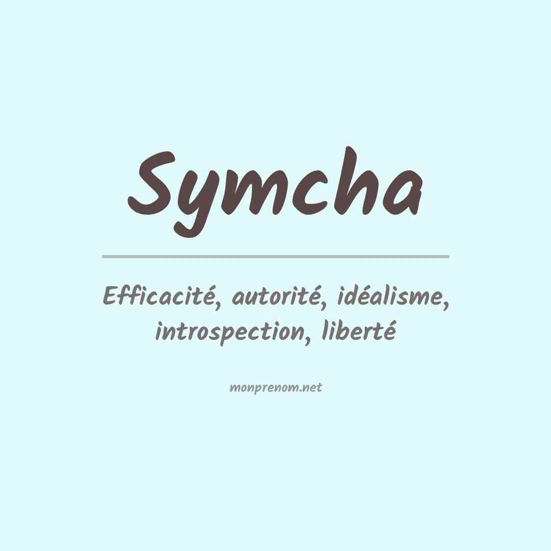 Prénom Symcha