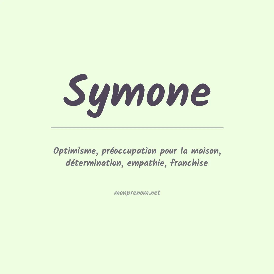 Prénom Symone