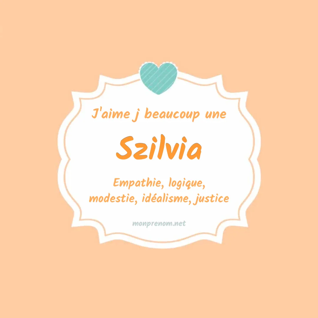 J'aime beaucoup Szilvia