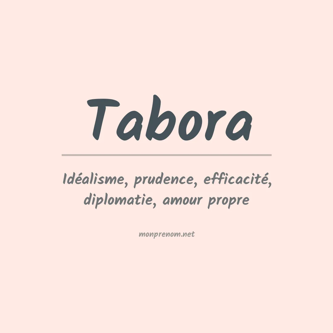 Prénom Tabora