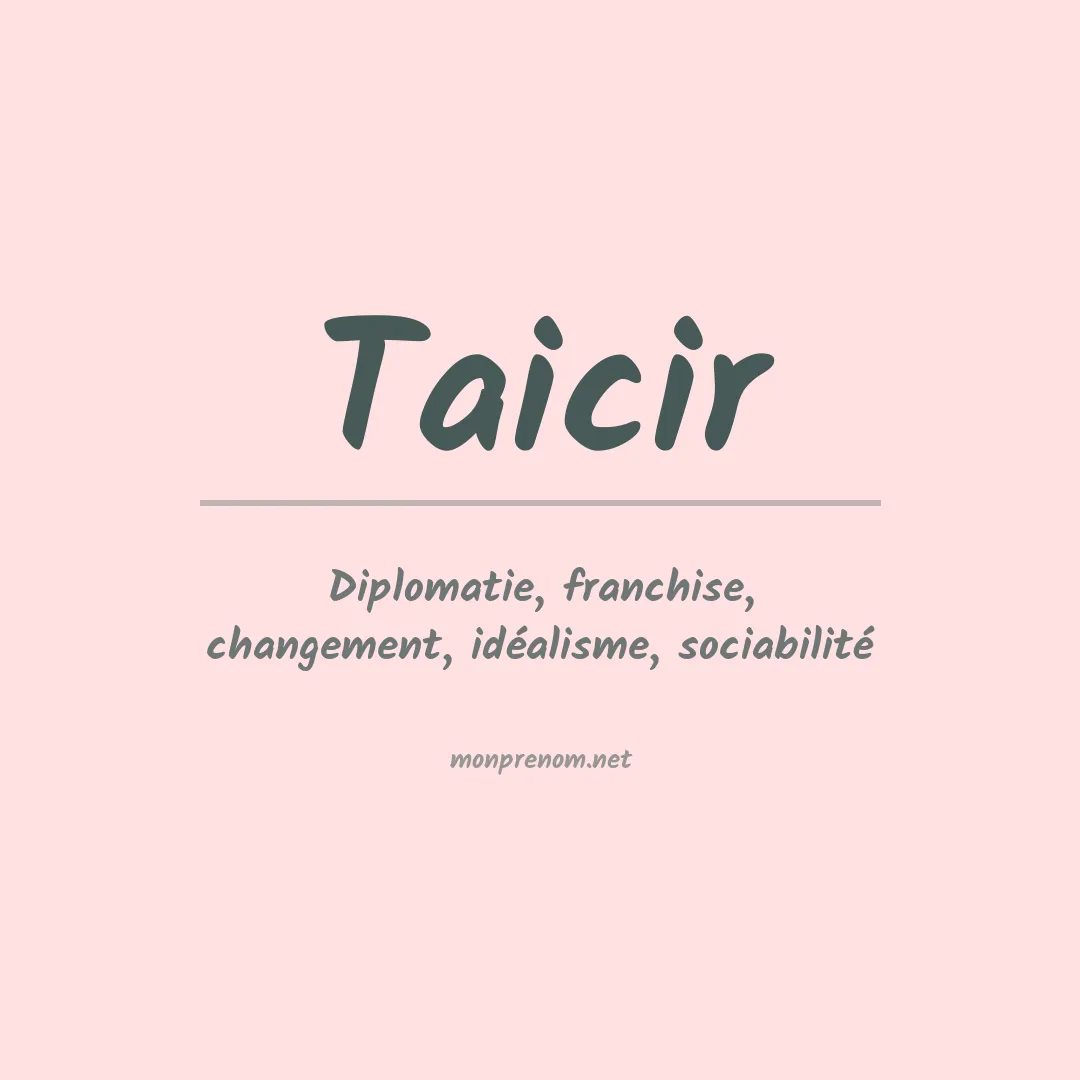 Prénom Taicir