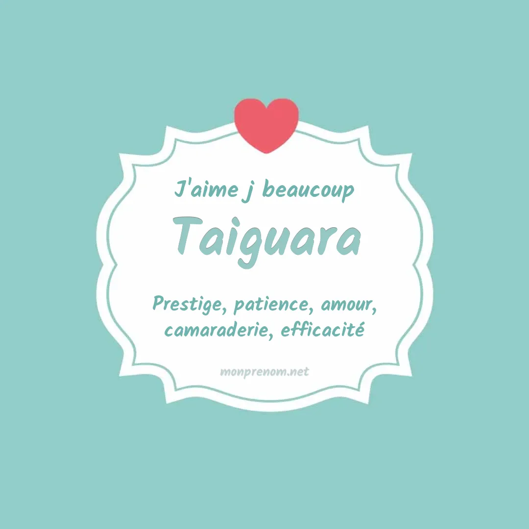 J'aime beaucoup Taiguara