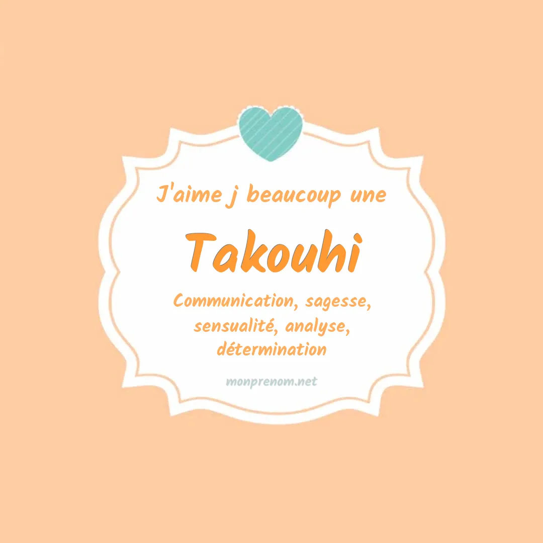 J'aime beaucoup Takouhi