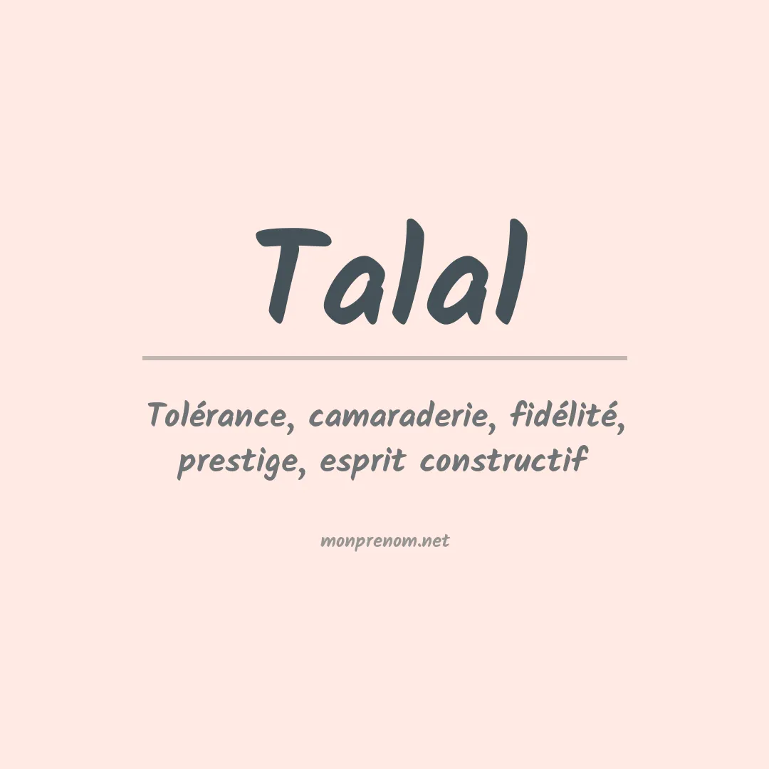 Prénom Talal