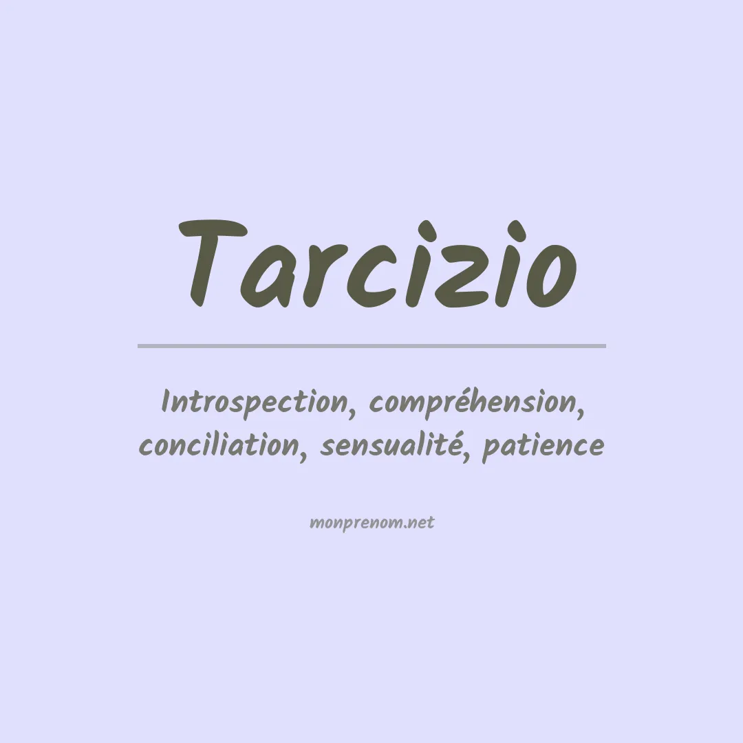 Prénom Tarcizio