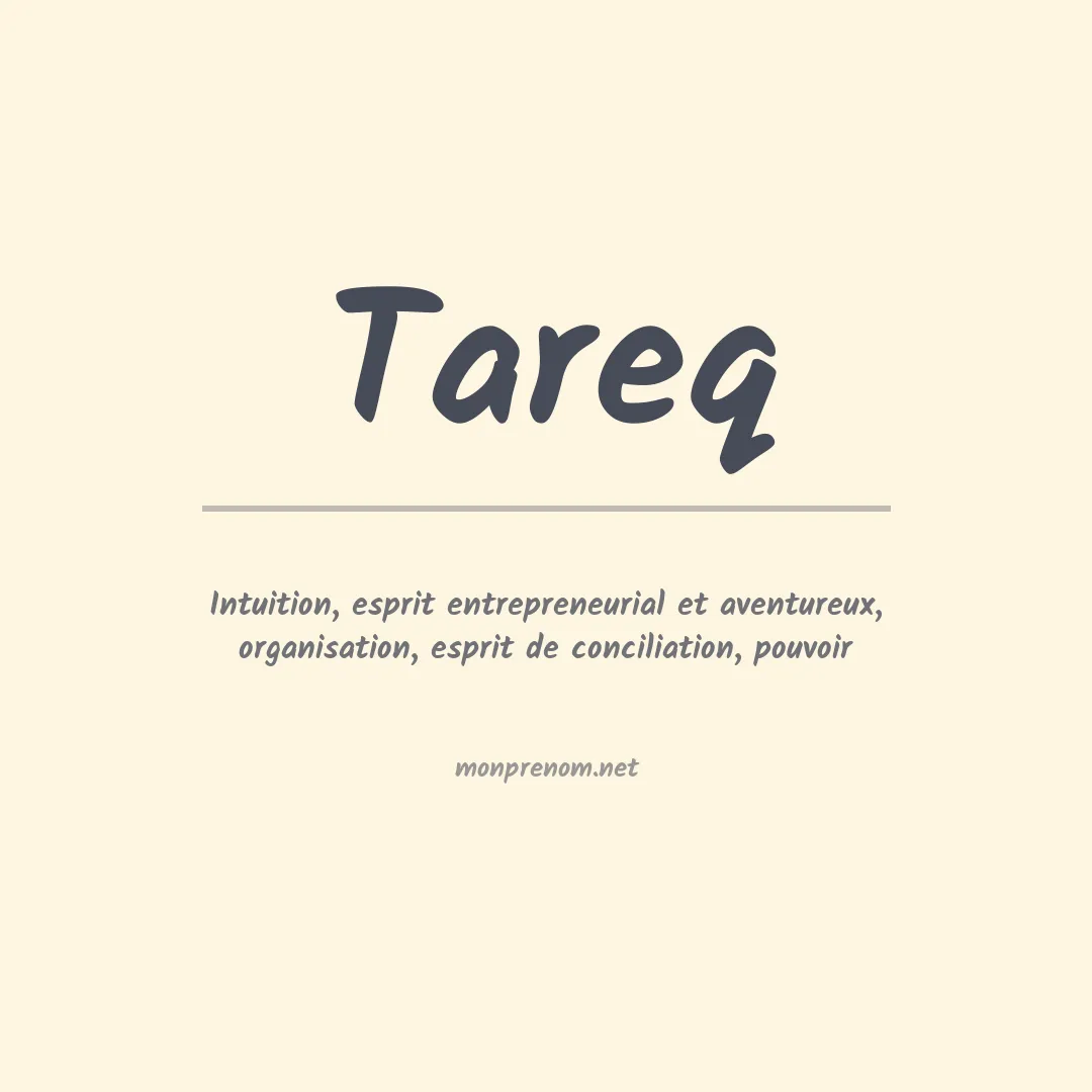 Prénom Tareq