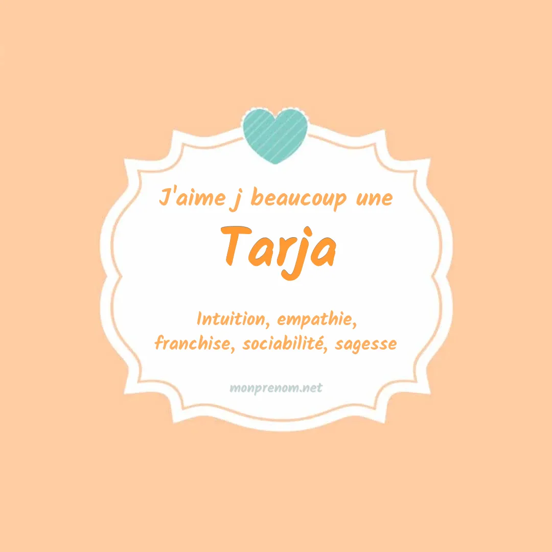 J'aime beaucoup Tarja
