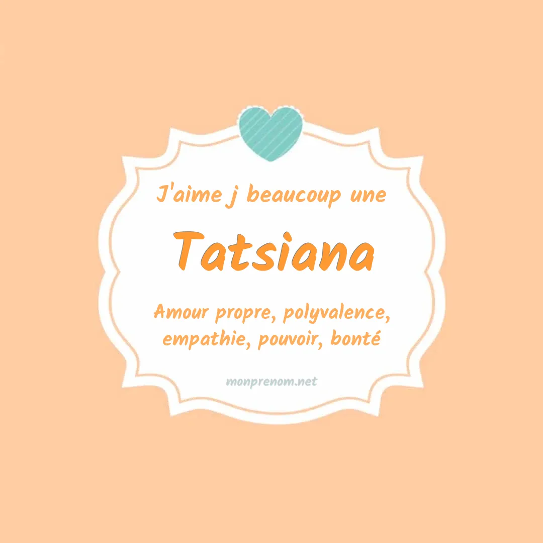 J'aime beaucoup Tatsiana