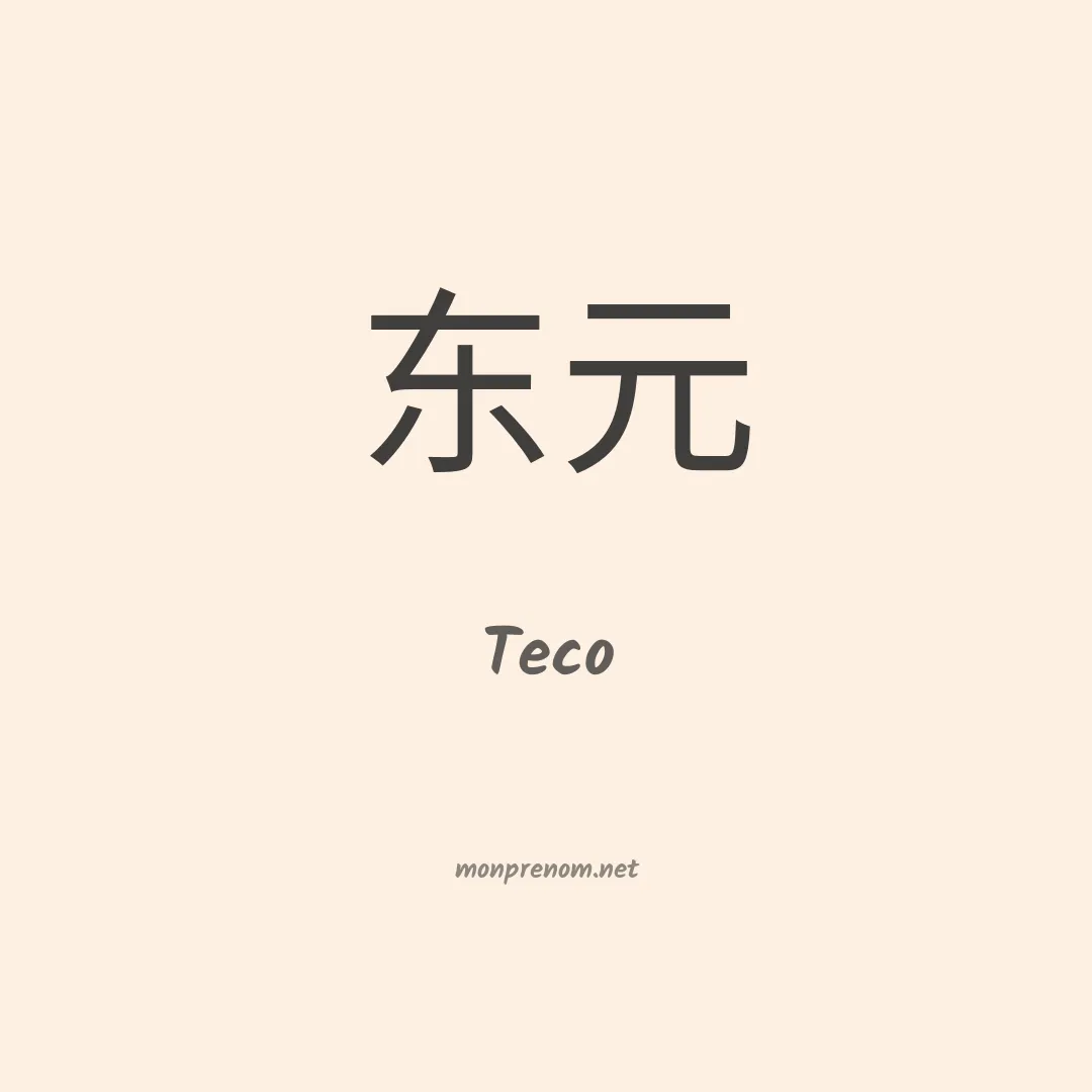 Teco en chinois