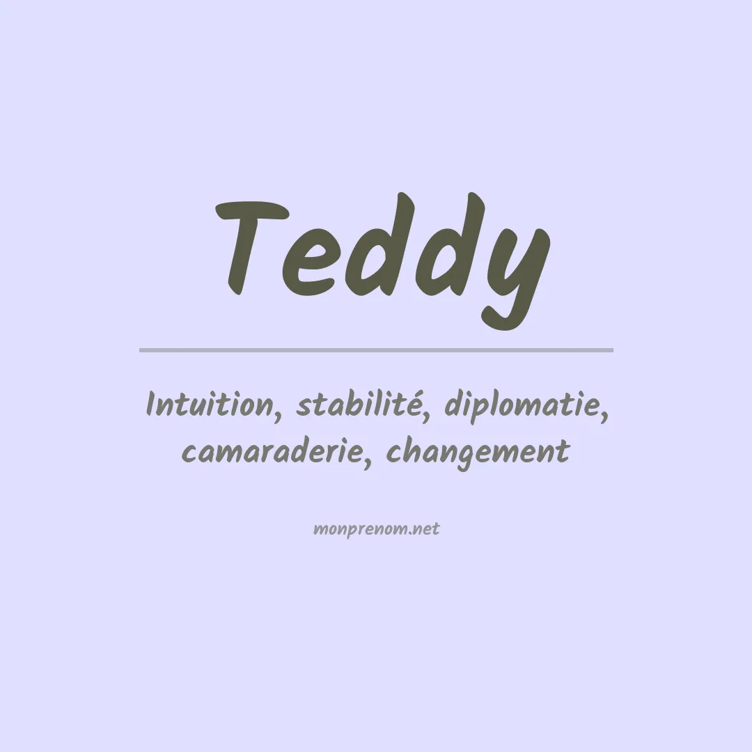 Prénom Teddy