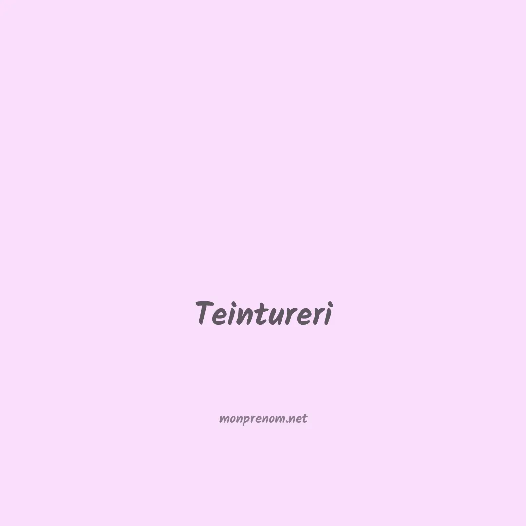 Teintureri en chinois