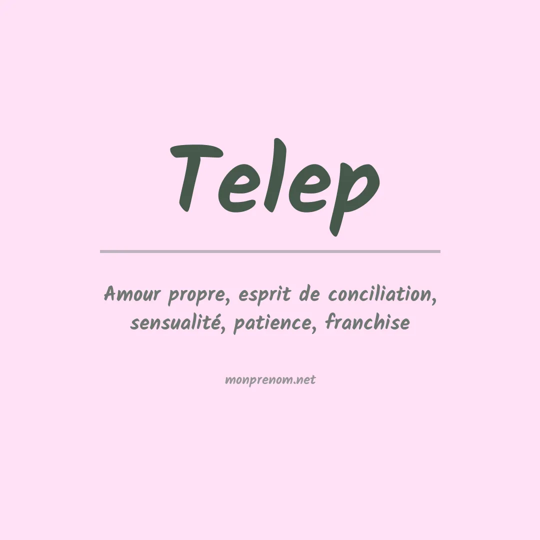 Prénom Telep