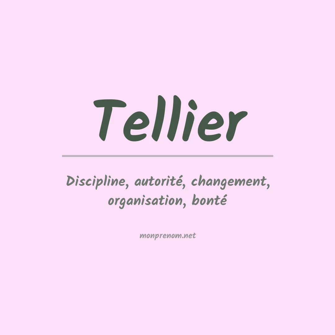 Prénom Tellier