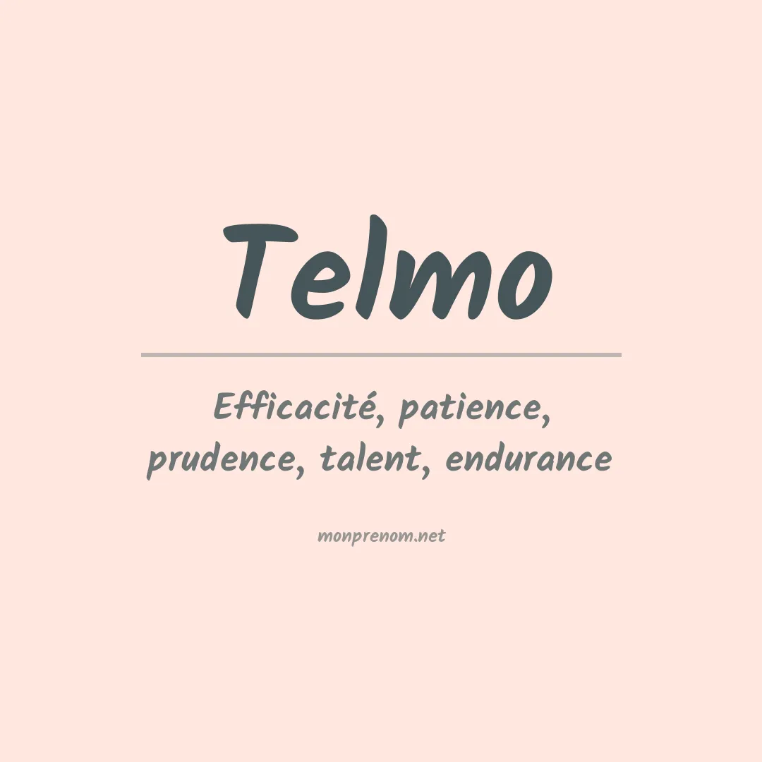 Prénom Telmo
