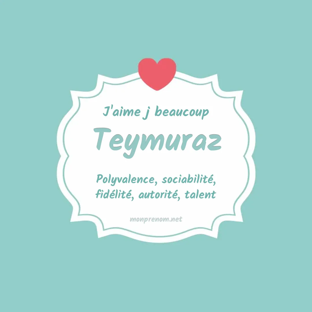 J'aime beaucoup Teymuraz