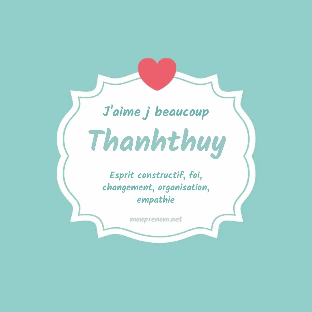 J'aime beaucoup Thanhthuy