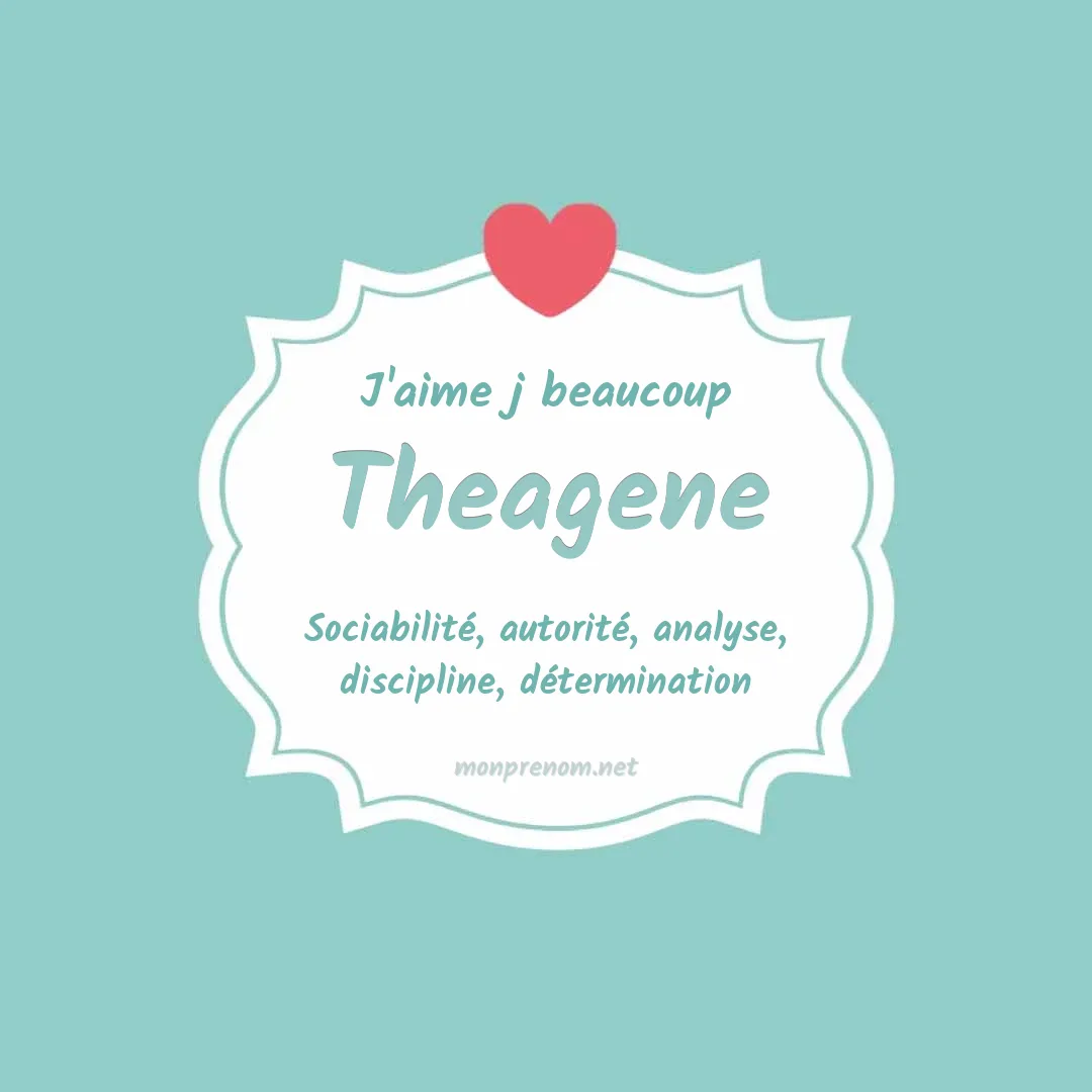 J'aime beaucoup Theagene