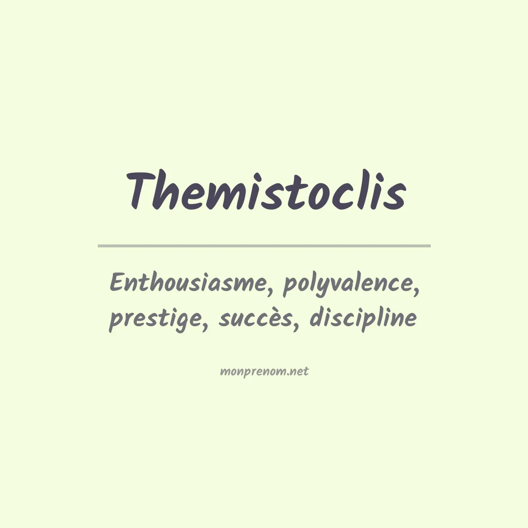 Signification du prénom Themistoclis