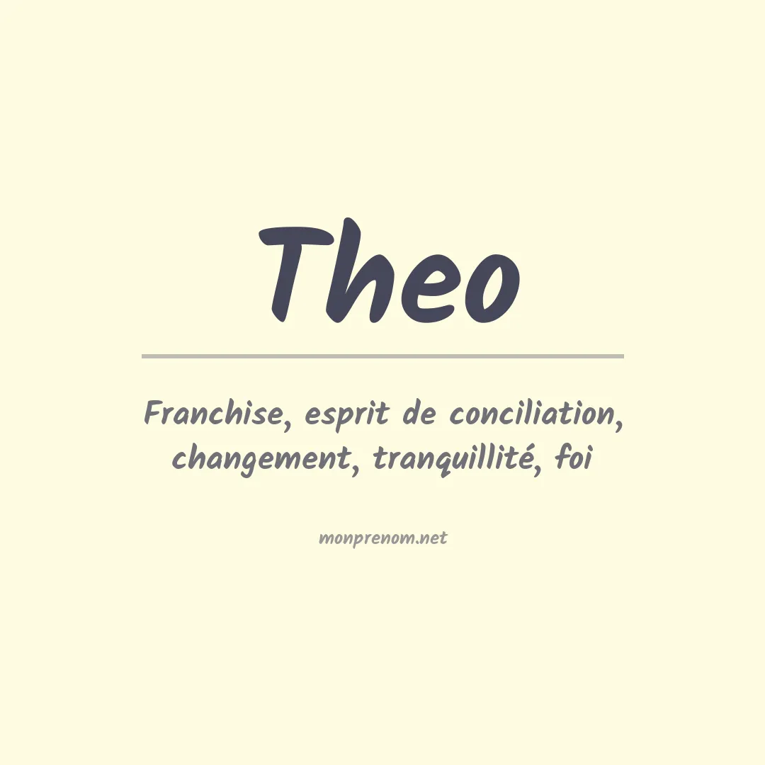 Prénom Theo