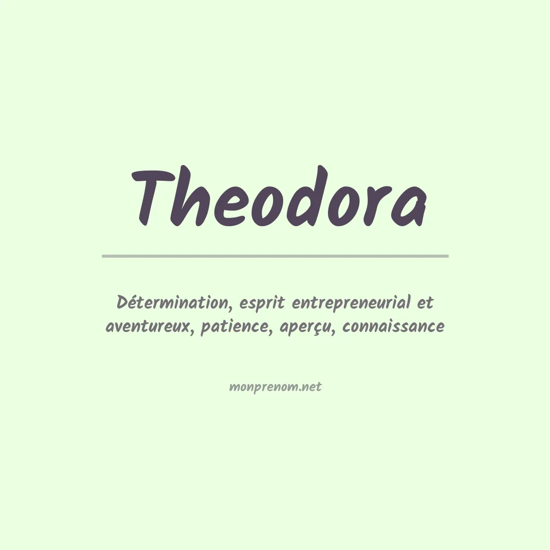 Prénom Theodora