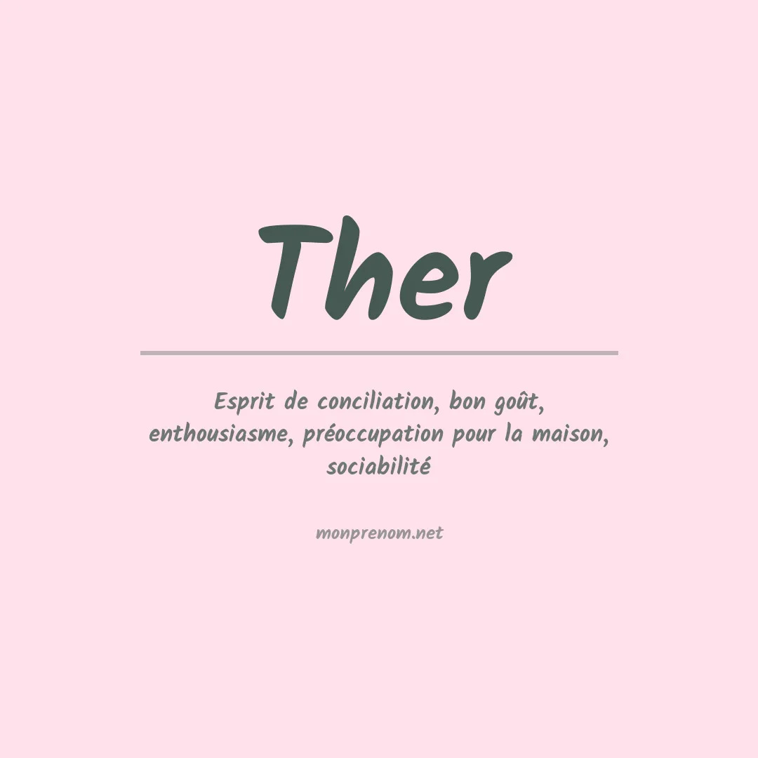 Prénom Ther