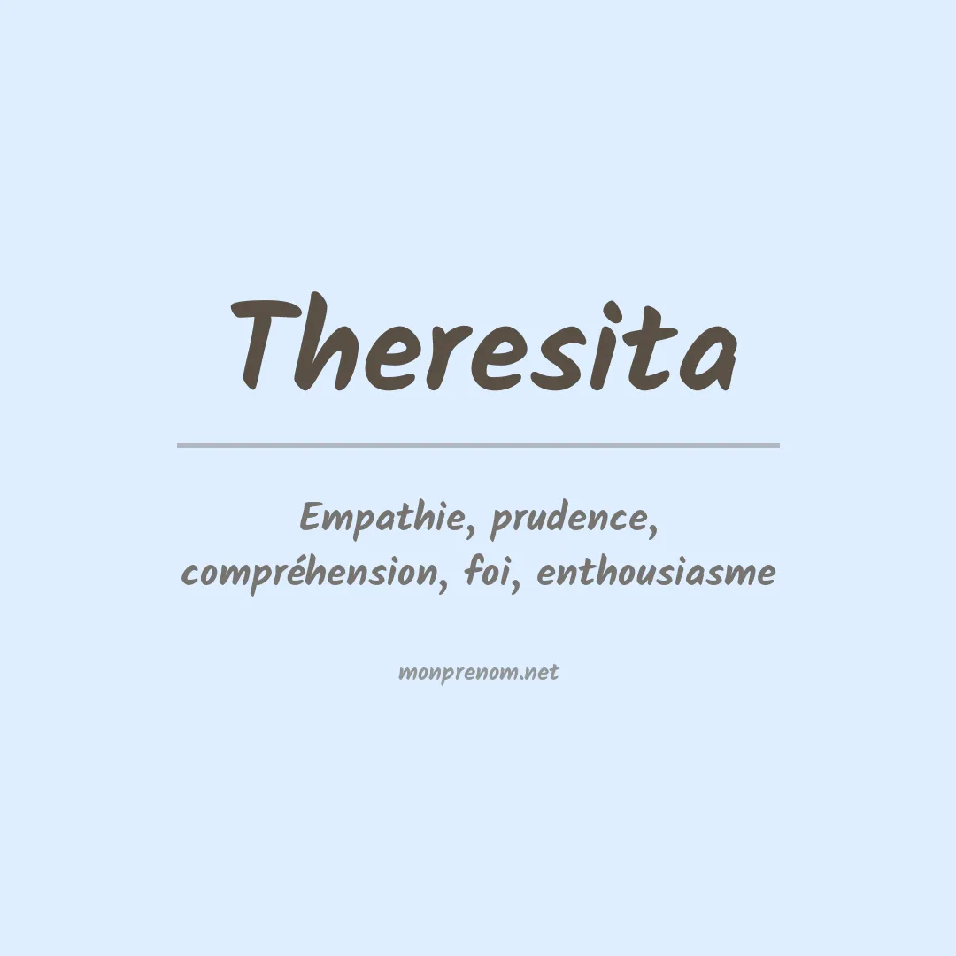 Prénom Theresita