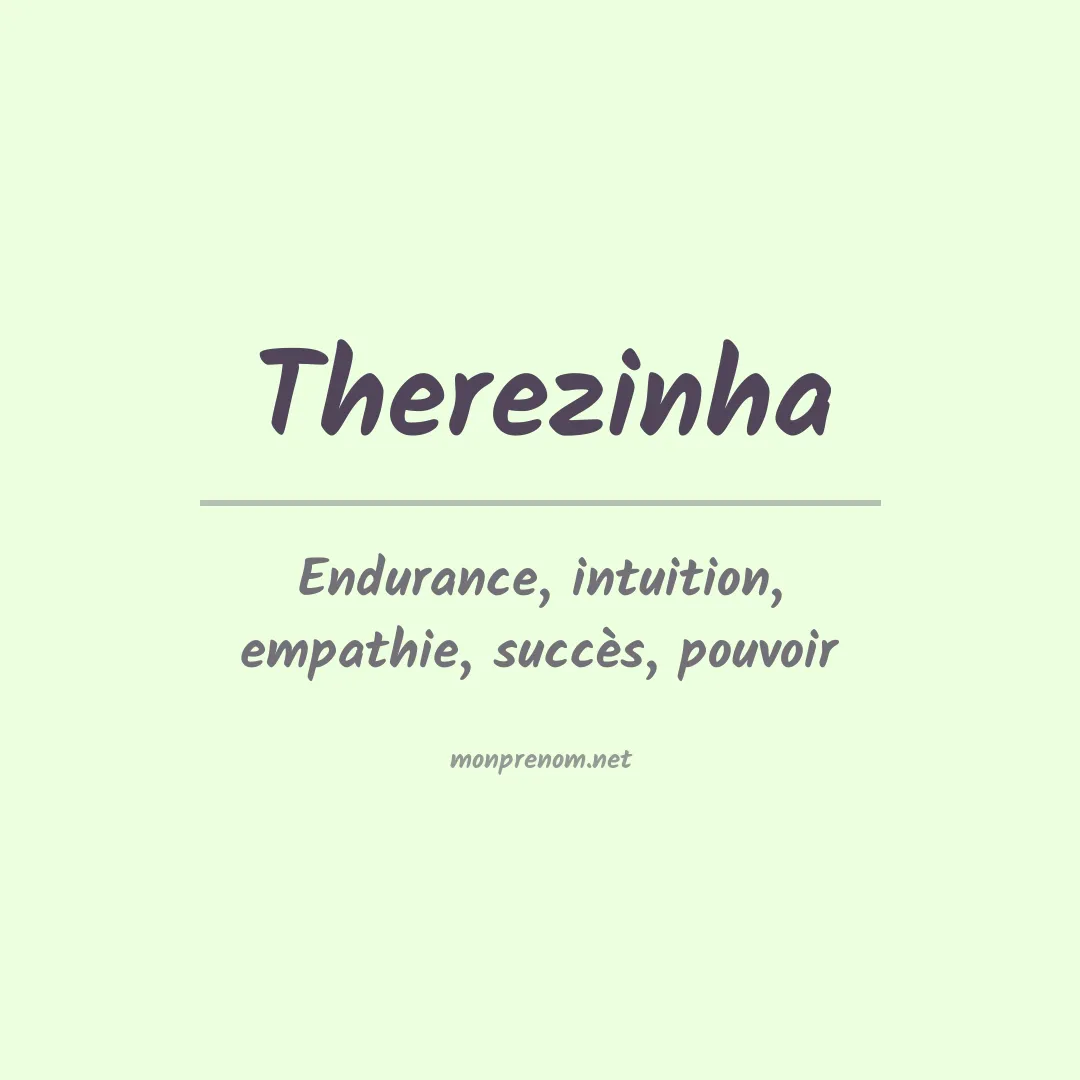 Prénom Therezinha