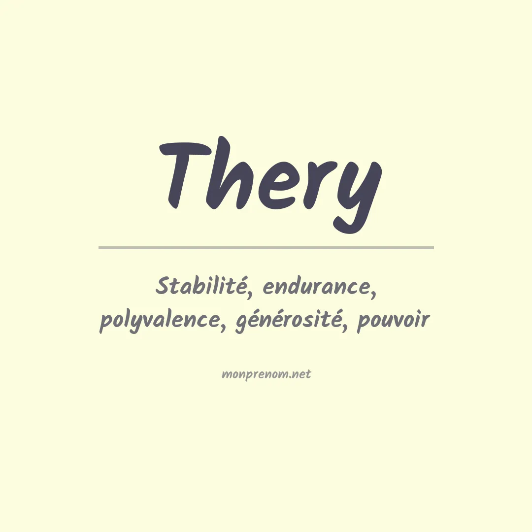 Prénom Thery