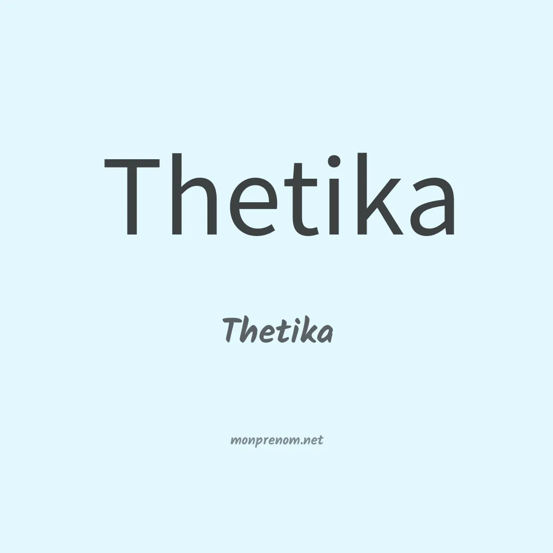 Thetika en chinois