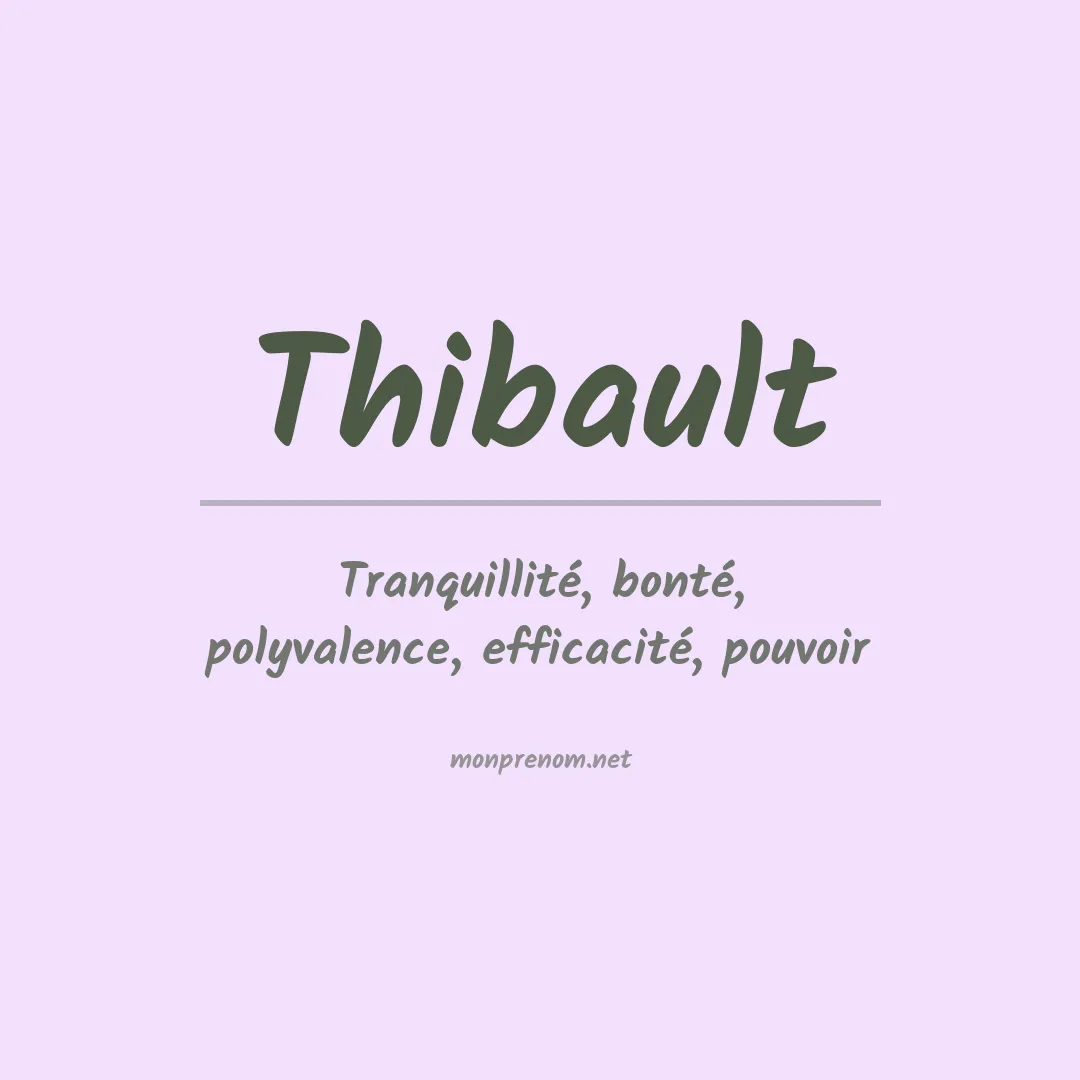 Prénom Thibault
