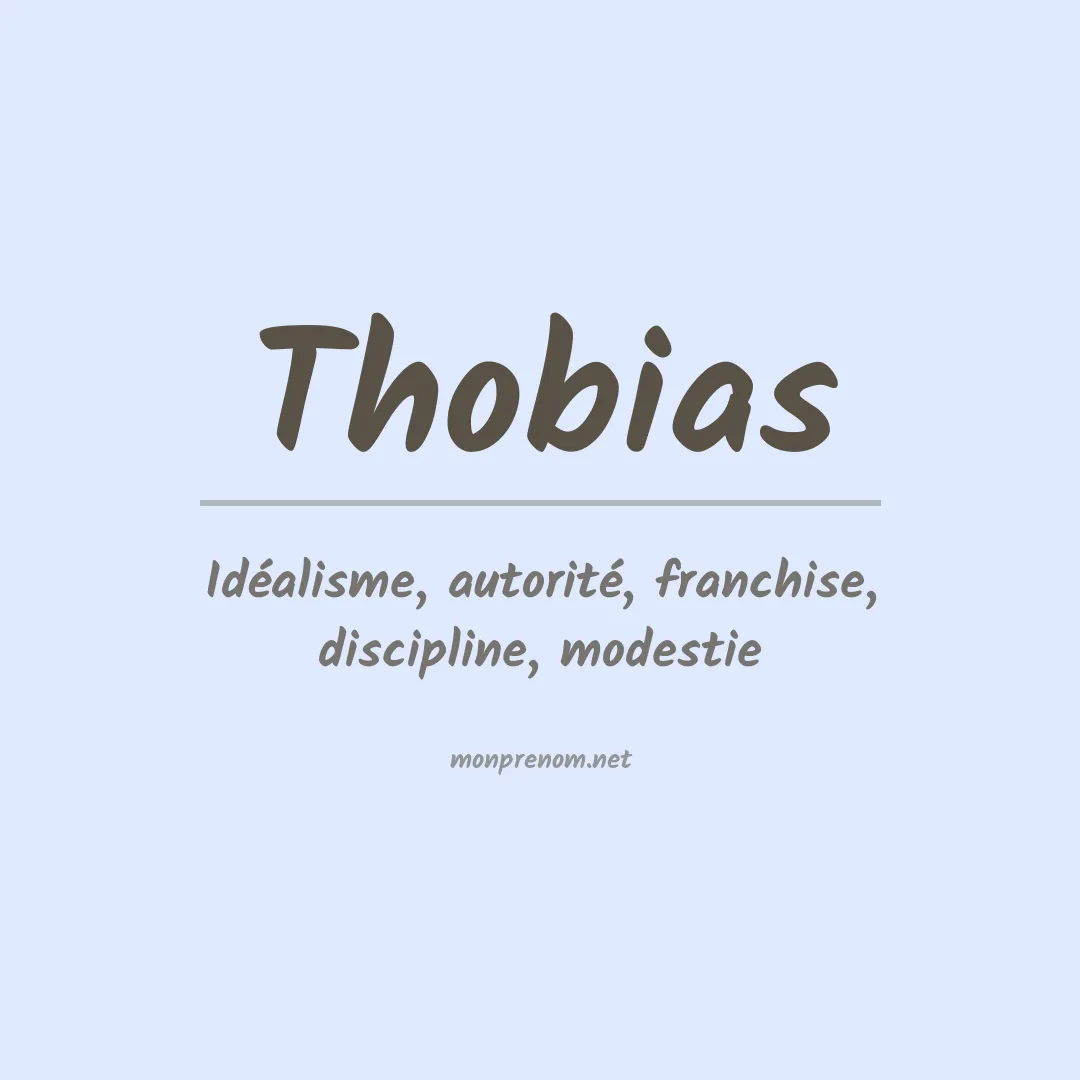 Prénom Thobias