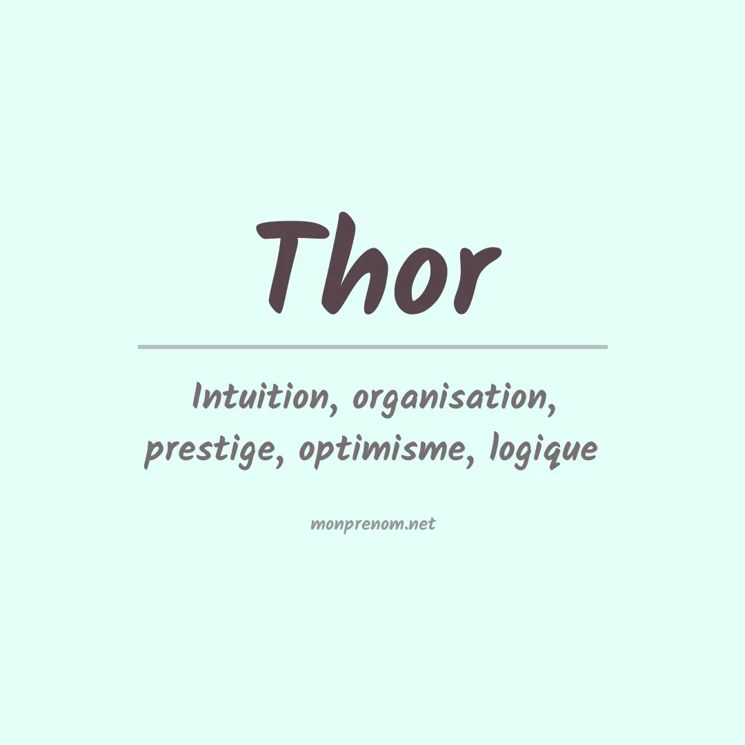Prénom Thor