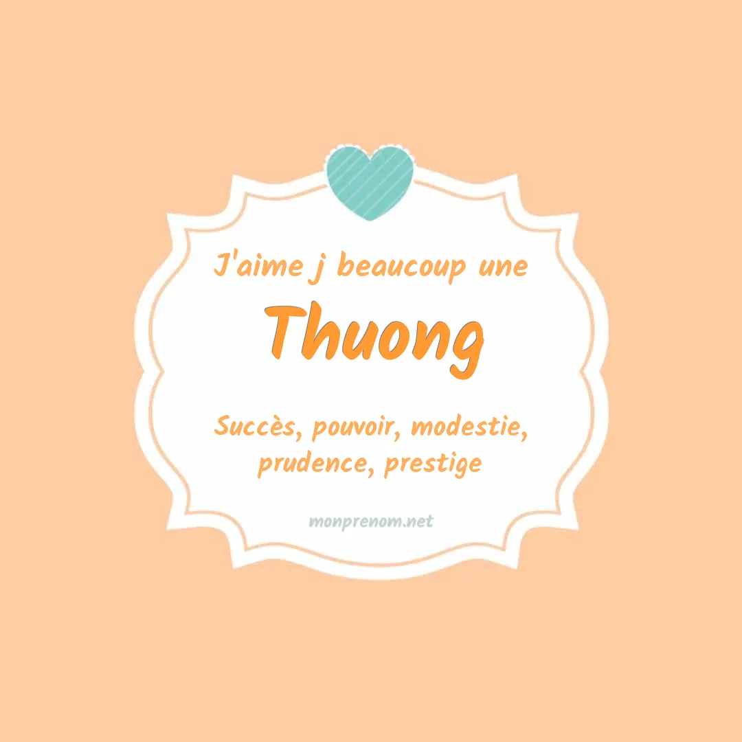 J'aime beaucoup Thuong
