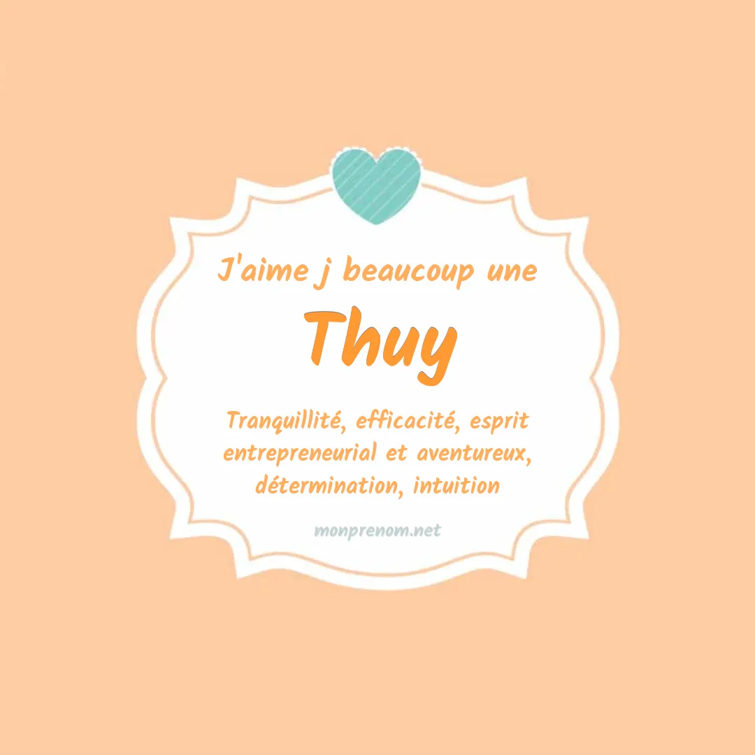 J'aime beaucoup Thuy