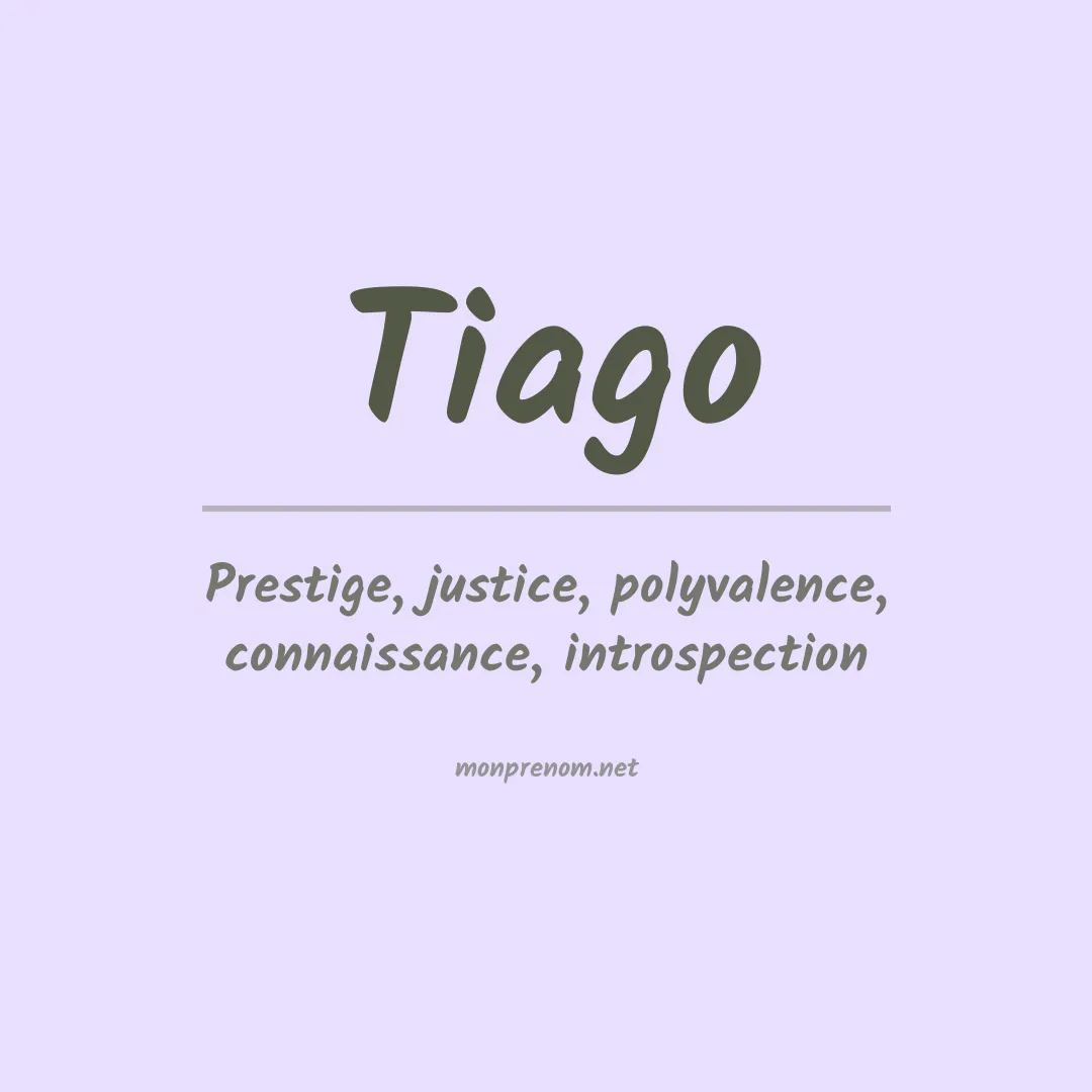 Prénom Tiago