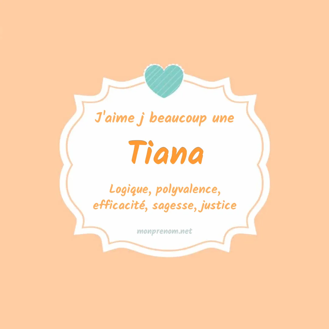 J'aime beaucoup Tiana
